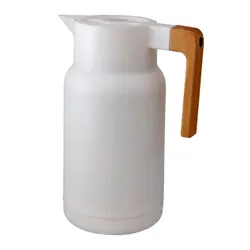 فلاسک رنگی دسته چوبی