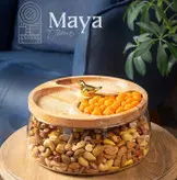 ظرف آجیل خوری درب چوبی مایا هوم