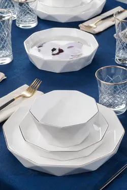 سرویس غذاخوری ۲۴ پارچه طرح دیاموند