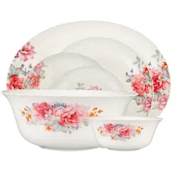 سرویس ٢٦ پارچه گلدن اپال مدل مهسان صورتی