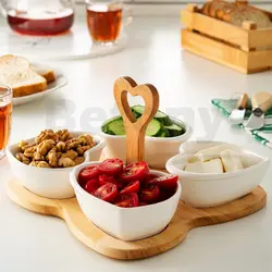 اردو خوری ۴ خانه قلبی زیره چوبی