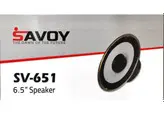 بلندگو فابریک درب جلو پژو 405-پارس ساووی savoy مدل SV-651 بسته دو عددی