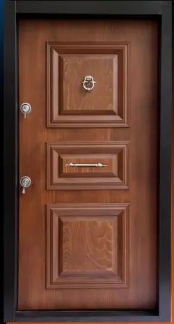 درب ضد سرقت سه قاب برجسته راش