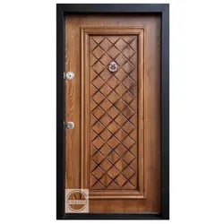 درب ضد سرقت سی گل روکش راش برجسته