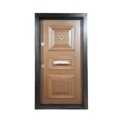 درب ضد سرقت سه قاب برجسته با روکش راش