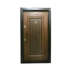 درب ضد سرقت زنبوری برجسته روکش راش