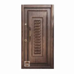 درب ضد سرقت روکش فلزی دکورال مدل کرکره