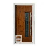 درب ضد سرقت ترمو گلس اسکلت سفید