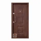 درب ضد سرقت روکش فلزی دکورال مدل سه قاب ساده