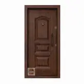 درب ضد سرقت روکش فلزی دکورال مدل سه قاب هلال