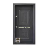 درب ضد سرقت روکش فلزی مدل آبنوس مشکی