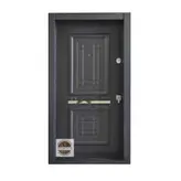 درب ضد سرقت روکش فلزی مدل آبنوس مشکی