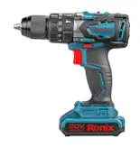 کیت دریل پیچ گوشتی شارژی چکشی 20 ولت موتور براش‌لس صنعتی رونیکس Ronix 8905K