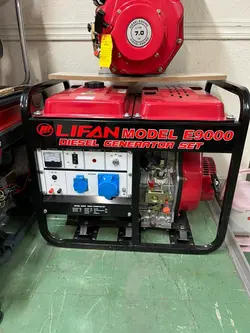 موتور برق گازوییلی ۸ کیلو وات لیفان سفارش اروپا مدل E9000