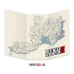 نقشه بازی رد دد ردمپشن ۲ 2 Red Dead Redemption