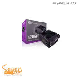 منبع تغذیه کامپیوتر کولر مستر 650 وات مدل MWE WHITE