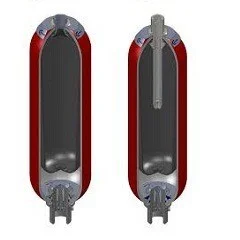 آکومولاتور تیوبی ASBL/ماکزیمم فشار کاری 60 bar/دمای کاری -40 تا 150 درجه