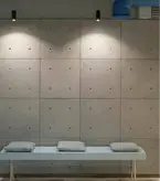 پنل بتن اکسپوز سایز 50*50 پانچ دار(چهارسوراخ)