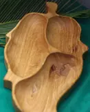 اردو خوری چوبی 3 خانه مدل(قطره) M013