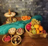 ست ۷ تکه پذیرایی چوبی