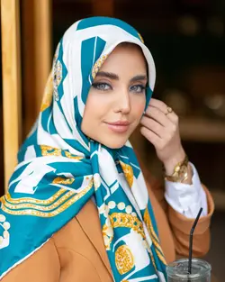 روسری ابریشم مجلسی شیک در 8 رنگ سایز 140 کد 147ررخ