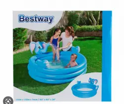استخر بادی bestway طرح فیل ابعاد 152 × 152 ×74 cm