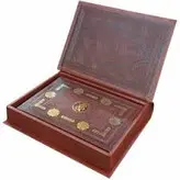 کتاب دیوان حافظ چرمی جعبه ای معطر کاغذ گلاسه