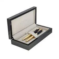 خودکار و خودنویس جفتی یوروپن نیمه آبی طلایی مدل CLAN