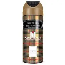 اسپری پلی هات مونت Burberry حجم ۲۰۰میل زنانه بدون ایجاد لک روی لباس و بدن رایحه گرم و شیرین ماندگاری 24ساعته