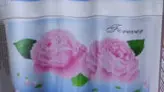 تابلو خام نقاشی باالماس ،طرح گل های رز سه رنگ
