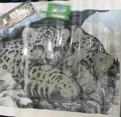 تابلو خام نقاشی باالماس ،طرح بچه ببرها