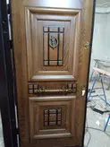 درب ورودی ضدسرقت مدل آبنوس روکش راش