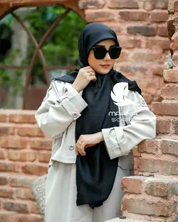 روسری تسلا مشکی - مهنا