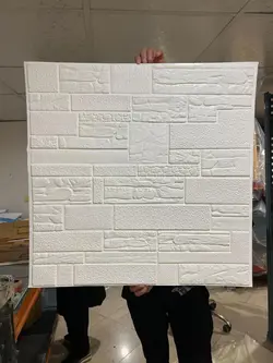 دیوار پوش سفید11