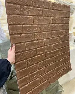 دیوار پوش قهوه ایی5