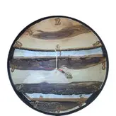 ساعت دیواری سایز ۵۰ چوب بلوط وگردو