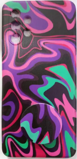 قاب گوشی Galaxy A32 4G سامسونگ فانتزی زله ای محافظ لنزدار پاپ سوکت دار