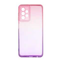 قاب گوشی Samsung A13-4Gطرح ژله ای دورنگ ساده محافظ لنزدار کد566