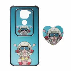 قاب گوشی Xiaomi Redmi Note9طرح کشویی عروسکی پاپ سوکت دار ابی کد2870