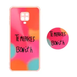 قاب گوشی Xiaomi Redmi Note 9S / Note 9 Pro / Note 9 Pro Maxطرح لیزری پاپ سوکت دار کد1117