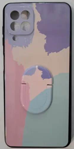 قاب گوشی Samsung A22-4G / M32-4G / F22طرح براق پاپ سوکت دارانگشتی هولدری محافظ لنزدار10کد4149