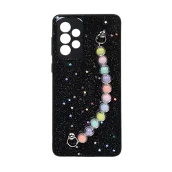 قاب گوشی Samsung A32-4Gپشت رزین مرواریدی مشکی80کد4440