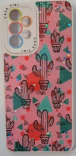 قاب گوشی Samsung A33 5Gطرح براق لیزری کاکتوس محافظ لنزدارکد1753