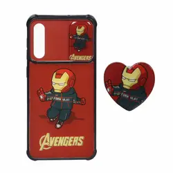 قاب گوشی Samusng A50 / A50S / A30Sطرح کشویی عروسکی پاپ سوکت دارقرمزکد2857