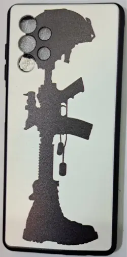 قاب گوشی Samsung A13 4Gطرحدارفانتزی برجسته نشکن طرح تفنگ 18کد7497