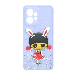 قاب گوشی Xiaomi Redmi Note 12 4Gطرح رزین عروسک برجسته 55کد8524