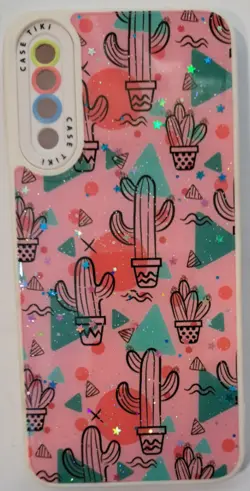 قاب گوشی Samsung A30S / A50 / A50Sطرح لیزری براق طرح کاکتوس کد1775