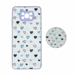 قاب گوشی Xiaomi Poco X3 / X3 Pro / X3 NFCطرح سه بعدی پاپ سوکت دار کد1136