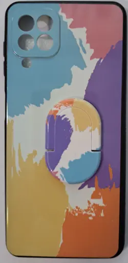 قاب گوشی Samsung A22-4G / M32-4G / F22طرح براق پاپ سوکت دارانگشتی هولدری محافظ لنزدار10کد5499