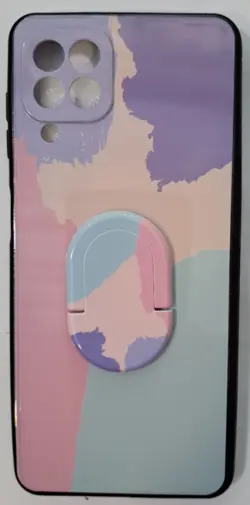 قاب گوشی Samsung A22-4G / M32-4G / F22طرح براق پاپ سوکت دارانگشتی هولدری محافظ لنزدار10کد5503